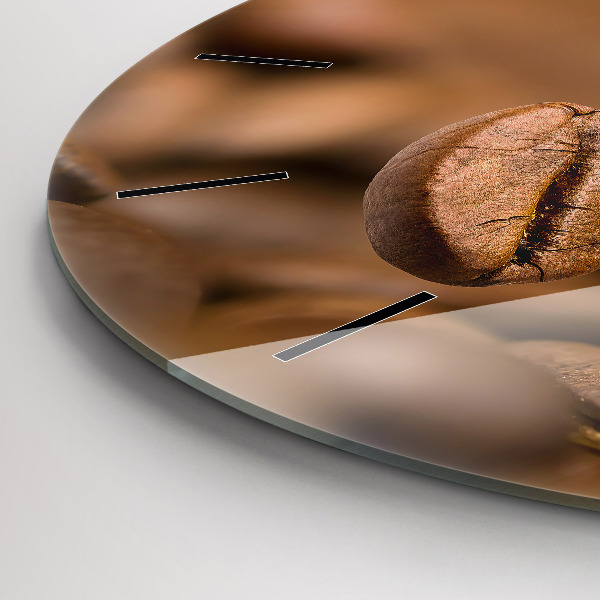 Orologio rotondo in vetro Colori astratti