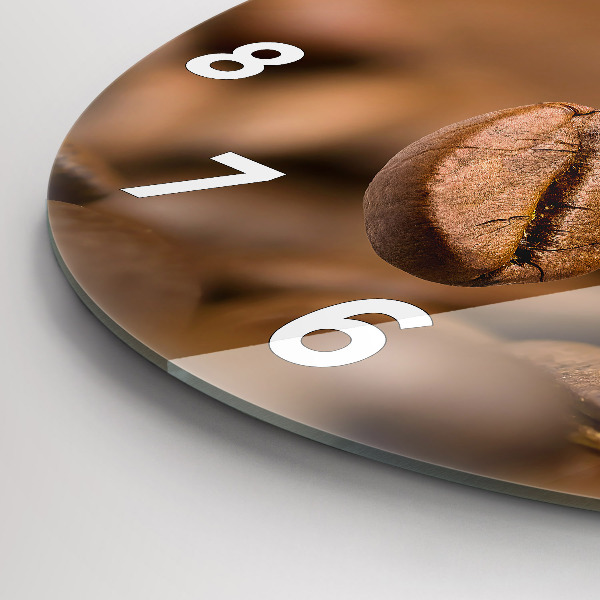 Orologio rotondo in vetro Colori astratti