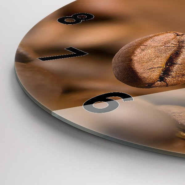 Orologio rotondo in vetro Colori astratti