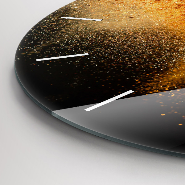 Orologio rotondo in vetro Spezie sparse