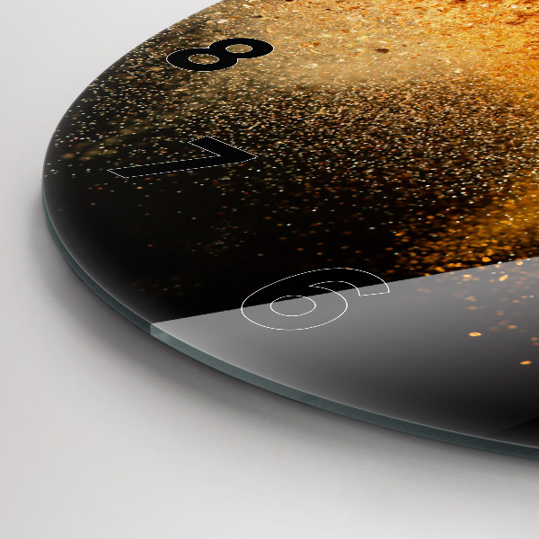 Orologio rotondo in vetro Spezie sparse