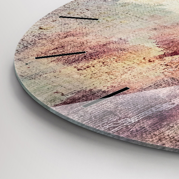 Orologio rotondo Astrazione dipinta