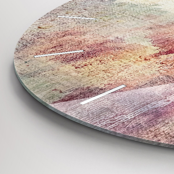 Orologio rotondo Astrazione dipinta