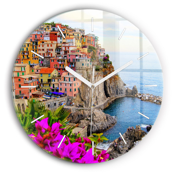 Orologio rotondo Costa delle Cinque Terre
