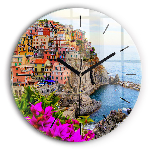 Orologio rotondo Costa delle Cinque Terre