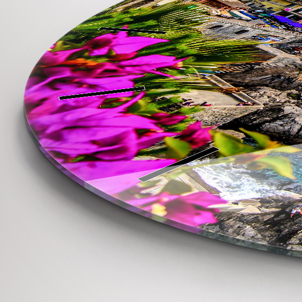 Orologio rotondo Costa delle Cinque Terre