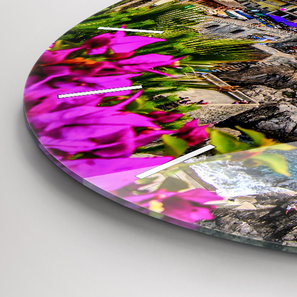 Orologio rotondo Costa delle Cinque Terre