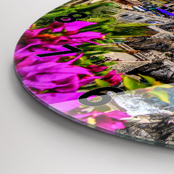 Orologio rotondo Costa delle Cinque Terre