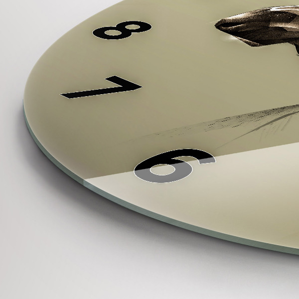Orologio rotondo Alce grafico