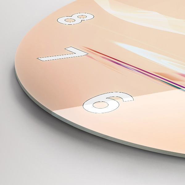 Orologio rotondo Illustrazione di fenicottero