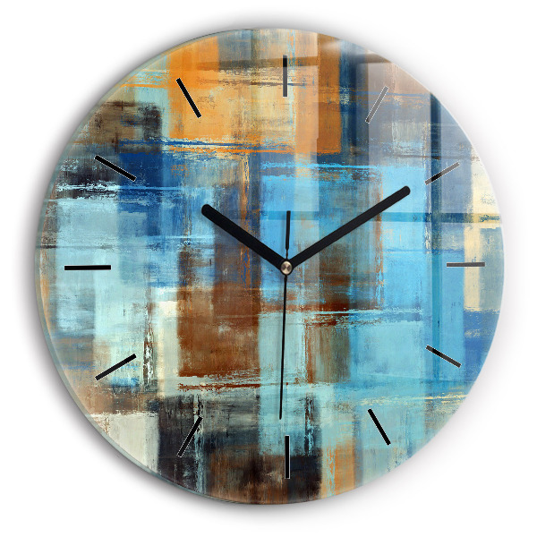 Orologio rotondo Sfondo colorato - astratto