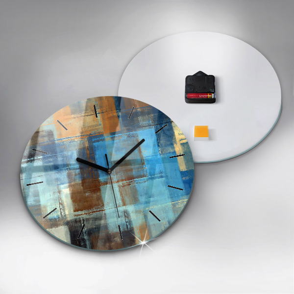 Orologio rotondo Sfondo colorato - astratto
