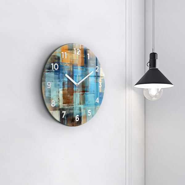 Orologio rotondo Sfondo colorato - astratto