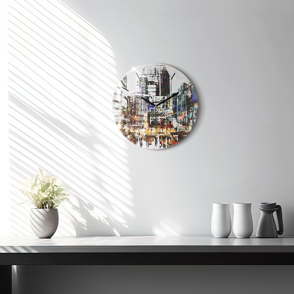 Orologio rotondo Città di New York