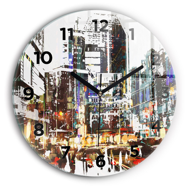 Orologio rotondo Città di New York