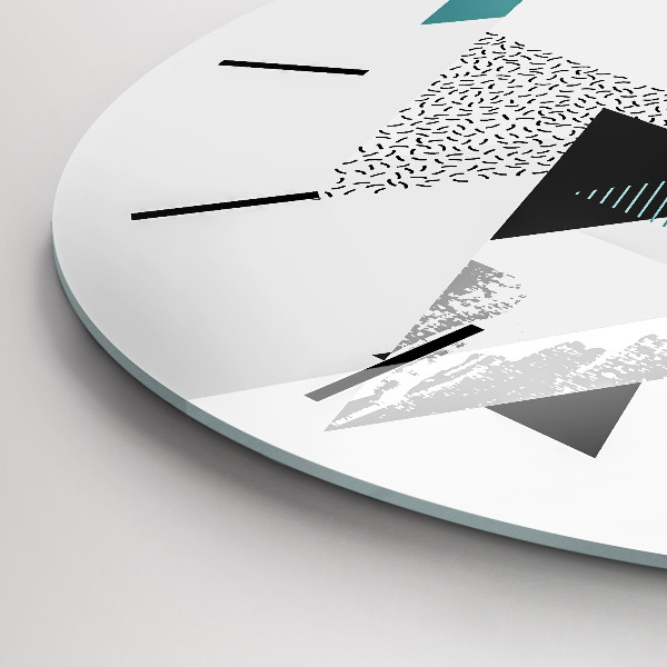 Orologio rotondo Motivo geometrico