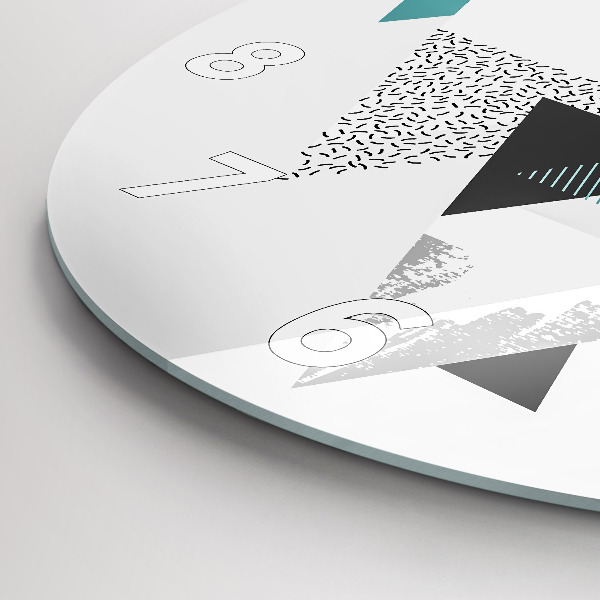 Orologio rotondo Motivo geometrico