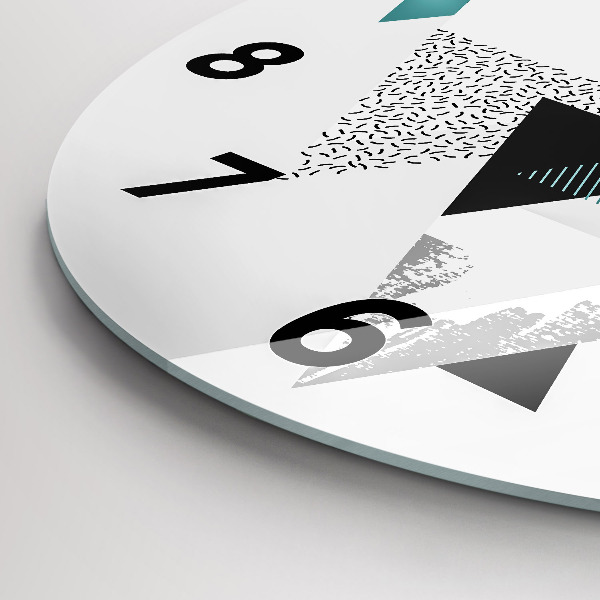 Orologio rotondo Motivo geometrico