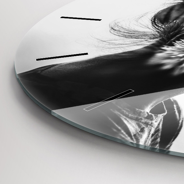 Orologio rotondo Ritratto di una donna