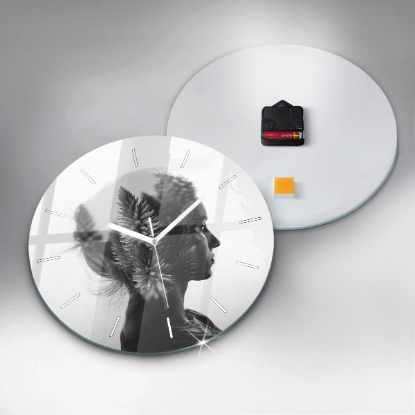 Orologio rotondo Ritratto di una donna