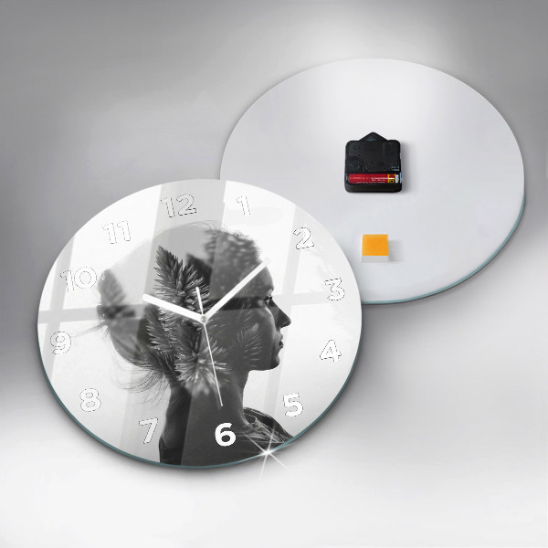 Orologio rotondo Ritratto di una donna