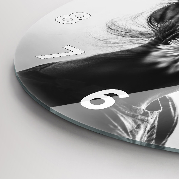 Orologio rotondo Ritratto di una donna