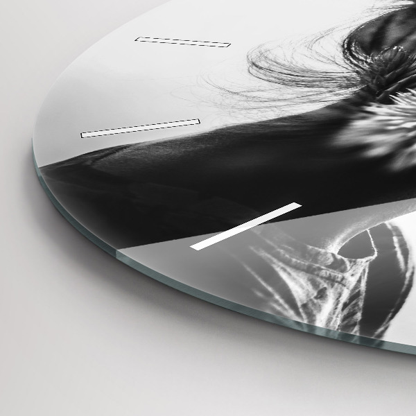 Orologio rotondo Ritratto di una donna