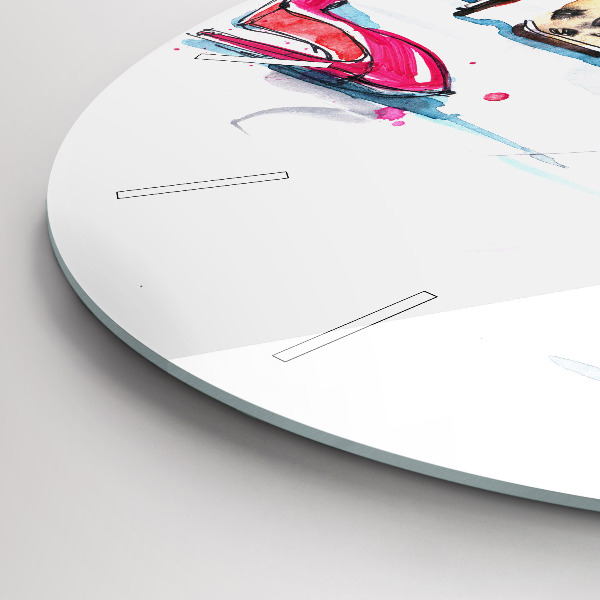 Orologio rotondo L'elemento della femminilità