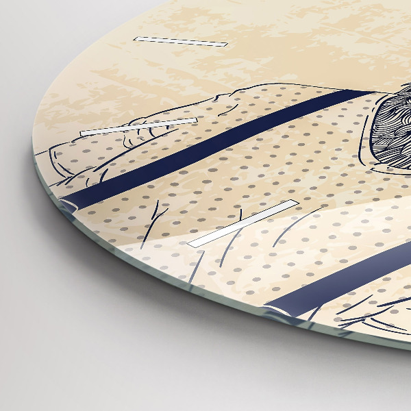 Orologio rotondo Cervo astratto