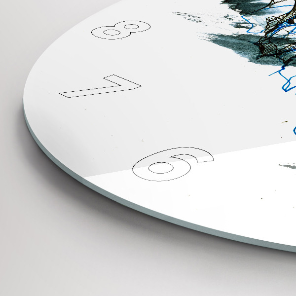 Orologio rotondo Libertà e natura degli uccelli