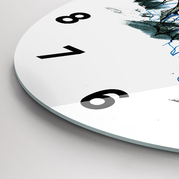 Orologio rotondo Libertà e natura degli uccelli