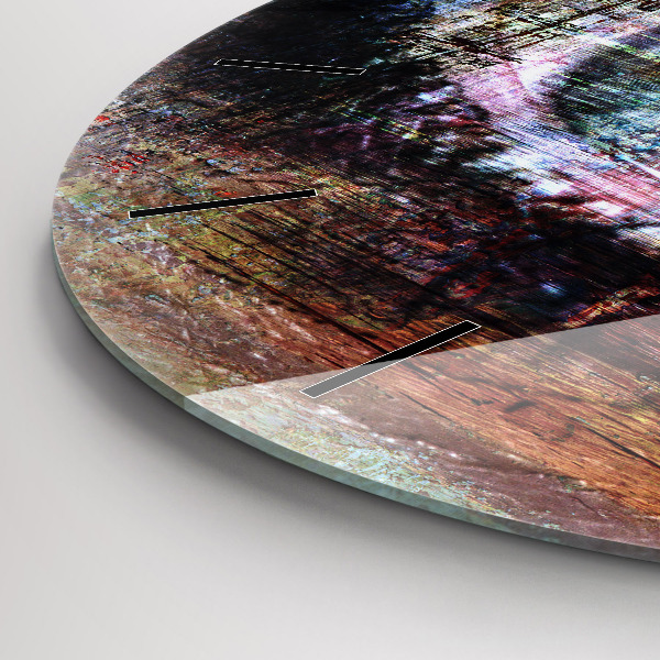 Orologio rotondo Occhio dell'arte di strada