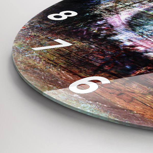 Orologio rotondo Occhio dell'arte di strada