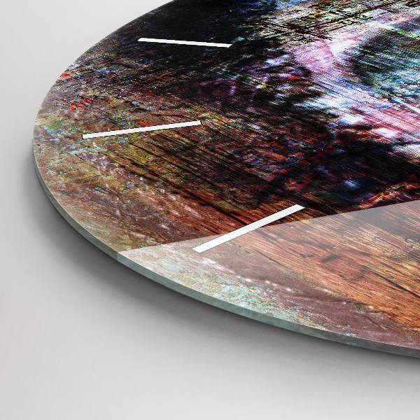 Orologio rotondo Occhio dell'arte di strada