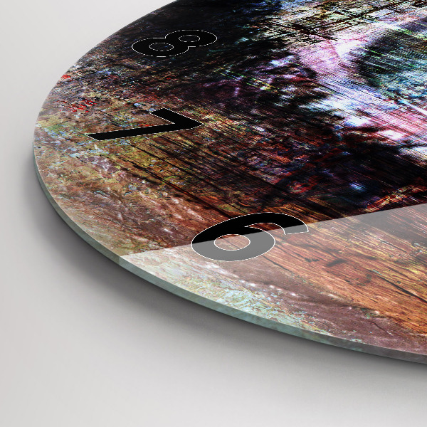 Orologio rotondo Occhio dell'arte di strada