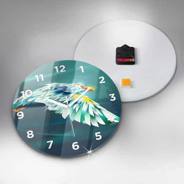 Orologio rotondo Immagine di un'aquila in volo