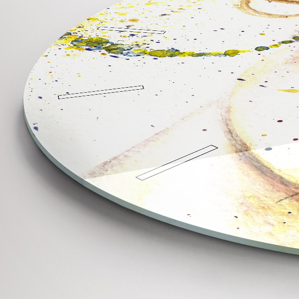 Orologio rotondo Ritratto di una donna misteriosa