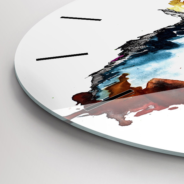 Orologio rotondo Il lupo e la luna piena
