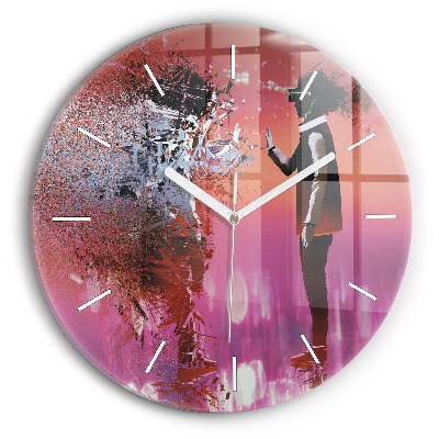 Orologio rotondo Cyberspazio