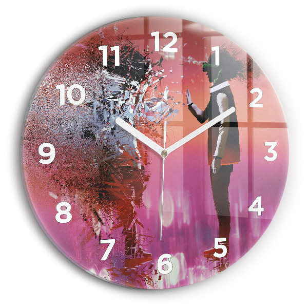 Orologio rotondo Cyberspazio