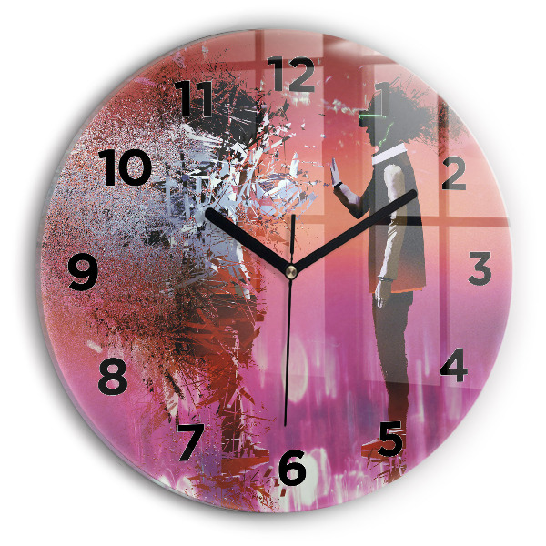 Orologio rotondo Cyberspazio