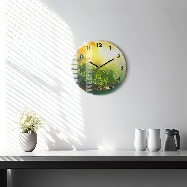 Orologio rotondo Natura pacifica