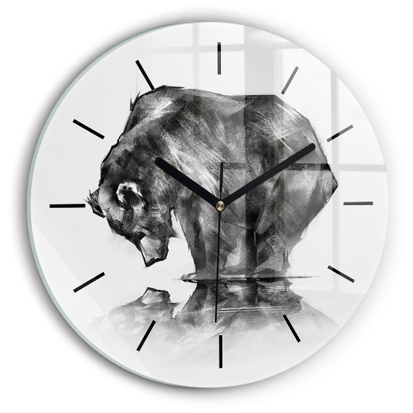 Orologio rotondo Orso dei cartoni animati