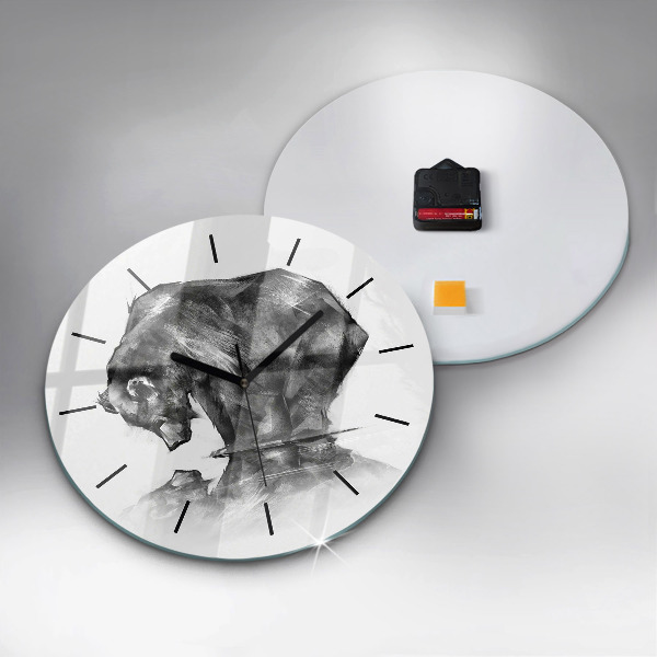 Orologio rotondo Orso dei cartoni animati