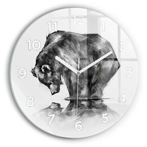 Orologio rotondo Orso dei cartoni animati