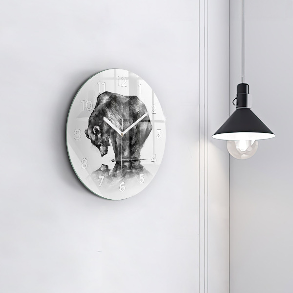 Orologio rotondo Orso dei cartoni animati