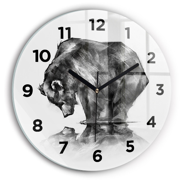 Orologio rotondo Orso dei cartoni animati