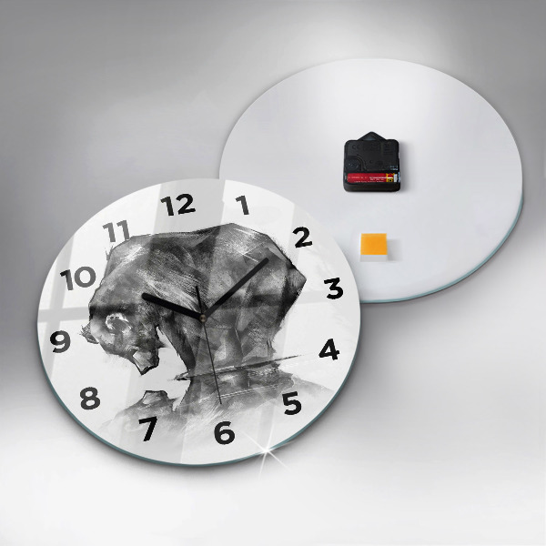 Orologio rotondo Orso dei cartoni animati