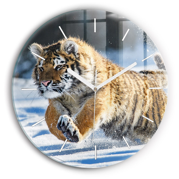 Orologio rotondo Tigre che salta