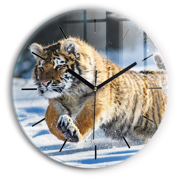 Orologio rotondo Tigre che salta